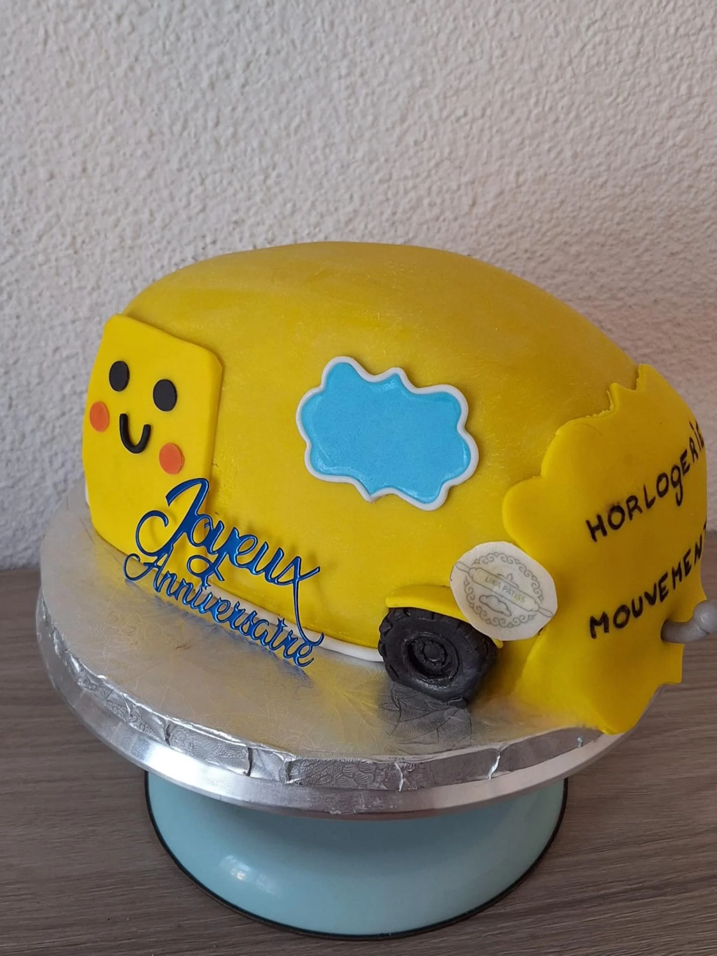 Gâteau Remorque Jaune